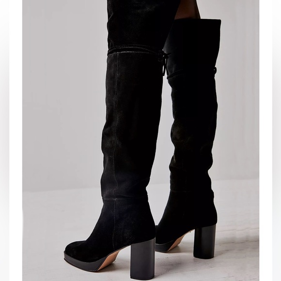 NWOT! FREE PEOPLE Echo Platform Over The Knee Boot - Size 39.5 - Picture 3 of 10